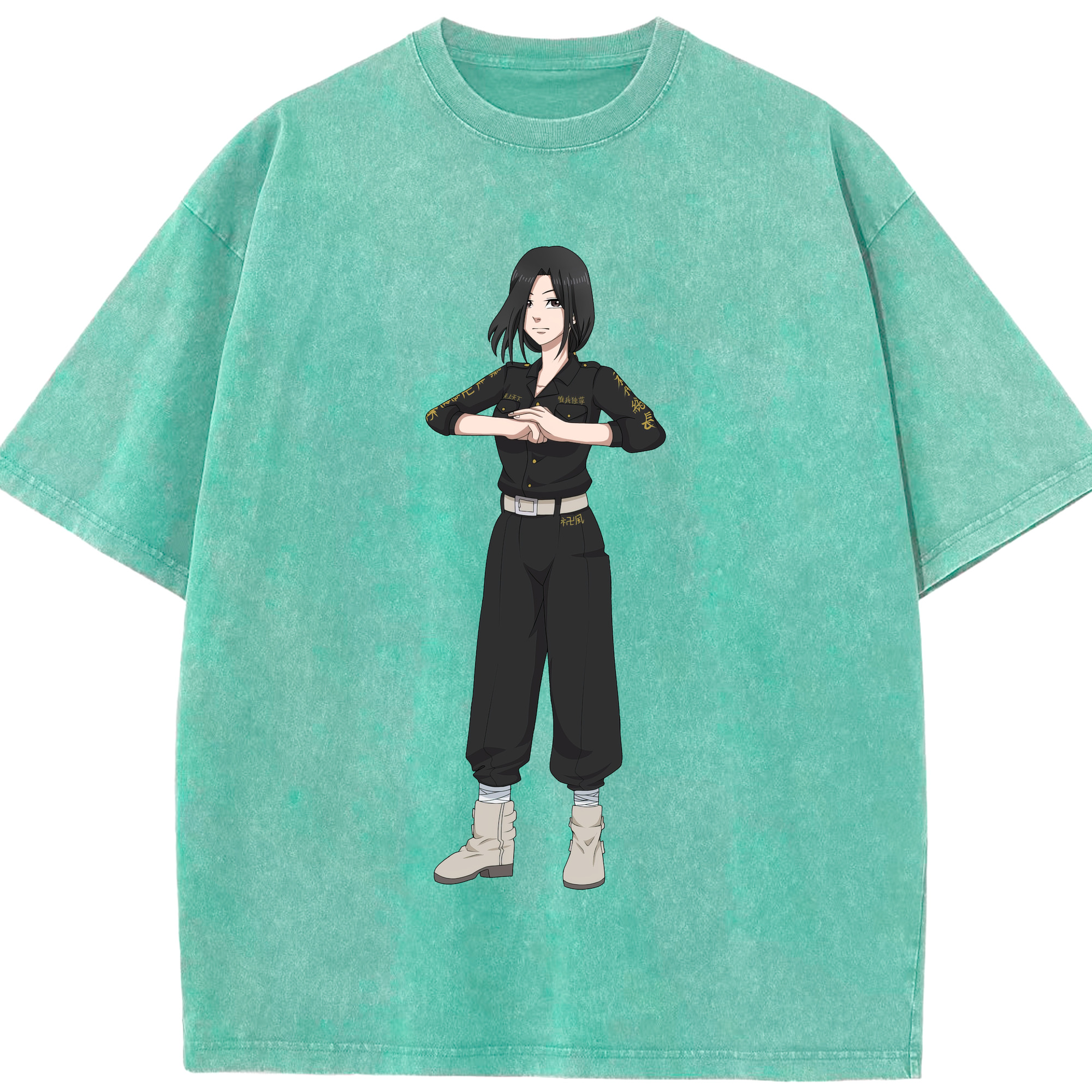 （画像用） 東京リベンジャーズ Tokyo Revengers 綿100% ヴィンテージ風 半袖Tシャツ（フロントプリント）
